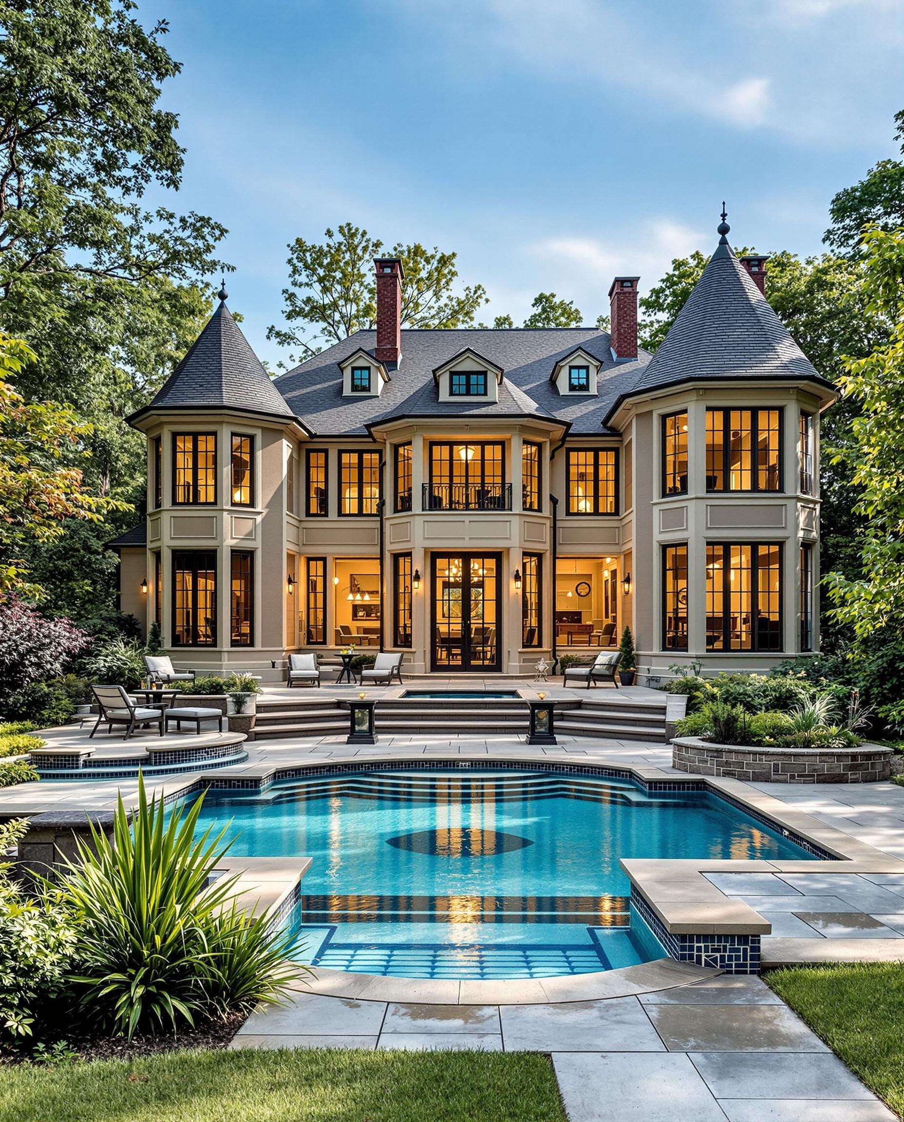 Atlanta mansion with pool